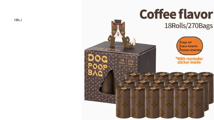 Coffee-Scented Dog Waste Bags