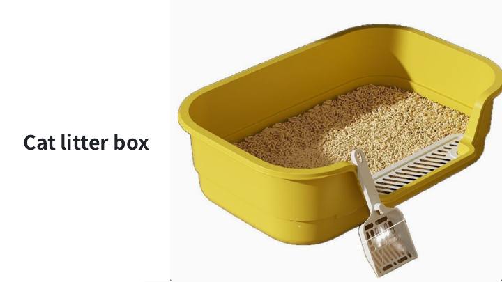 Open Cat Litter Box