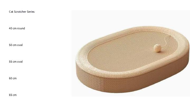 Oval Cat Scratcher Series