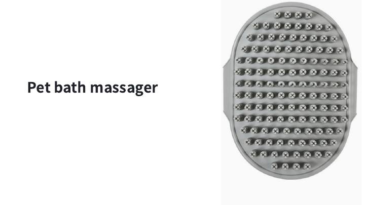 Round Silicone Bath Massager