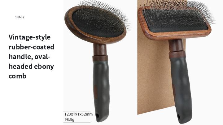 Vintage Oval Ebony Comb