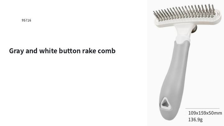 Button Rake Comb